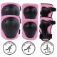 Set de protectie pentru copii, cotiere si genunchiere, marimea S, Kidwell TRIX - Pink