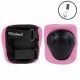 Set de protectie pentru copii, cotiere si genunchiere, marimea S, Kidwell TRIX - Pink