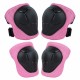 Set de protectie pentru copii, cotiere si genunchiere, marimea S, Kidwell TRIX - Pink