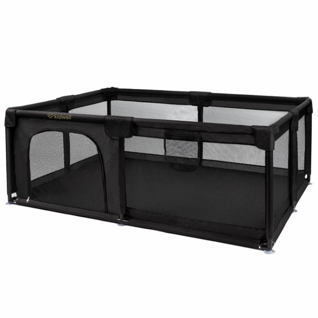 Tarc de joaca pentru copii 120 x 180 cm Kidwell FANKO - Negru