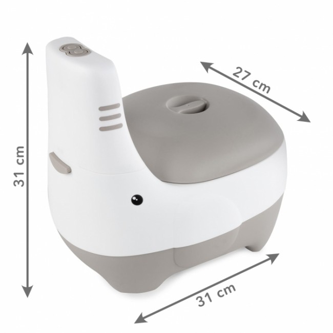 Olita pentru copii cu sunete si insertie detasabila Kidwell FINO - Gray