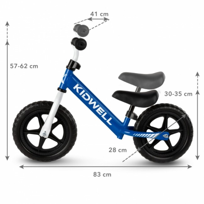 Bicicleta fara pedale Kidwell REBEL Sky