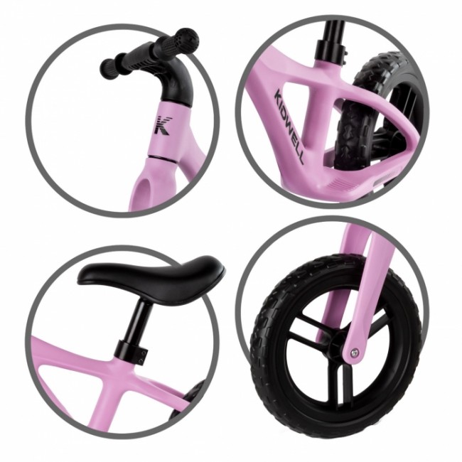 Bicicleta fara pedale Kidwell JOGO - Pink