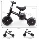 Tricicleta cu pedale 3 in 1 Kidwell Pico Total Black