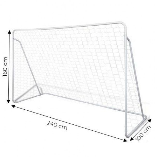Poarta de fotball 240 x 100 x 160 cm Ecotoys DS1457