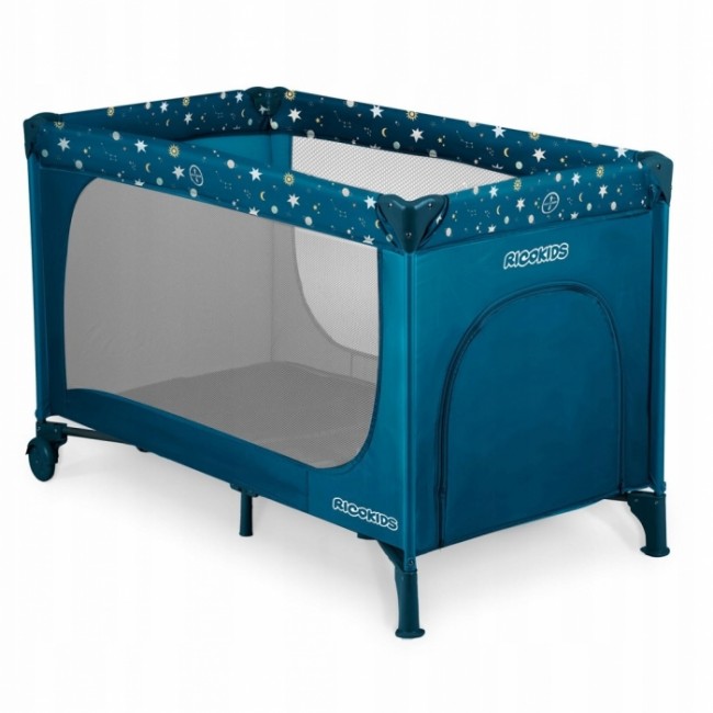 Patut pliabil 125 x 65 x 78 cm Ricokids RK-240 - Bleumarin