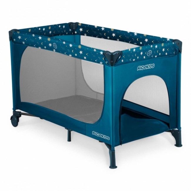 Patut pliabil 125 x 65 x 78 cm Ricokids RK-240 - Bleumarin