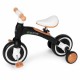 Bicicleta cu pedale 3 in 1 si roti ajutatoare Ecotoys LC-V1359 - Negru