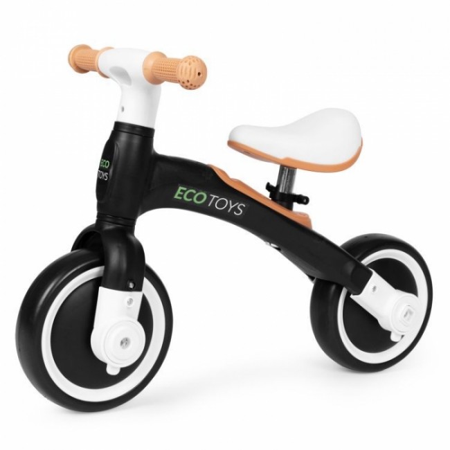 Bicicleta cu pedale 3 in 1 si roti ajutatoare Ecotoys LC-V1359 - Negru