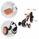 Bicicleta cu pedale 3 in 1 si roti ajutatoare Ecotoys LC-V1359 - Negru