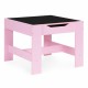 Set de masa cu doua scaune pentru copii Ecotoys ZKC-1B - Roz
