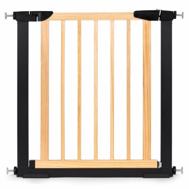 Poarta de siguranta 74-80 cm Ecotoys SF-011A-BC - Lemn Metal