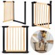 Poarta de siguranta 74-80 cm Ecotoys SF-011A-BC - Lemn Metal