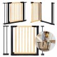 Poarta de siguranta 74-100 cm Ecotoys SF-011-BC - Lemn Metal